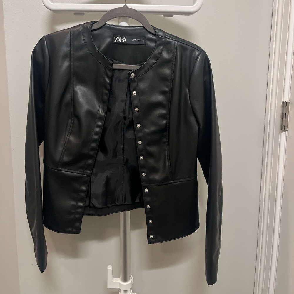 Zara leather jacket